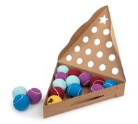 Petface Tennis Ball Christmas Tree Gift For Dogs, 15 Tennis Ball Toys Included (Pack of 1)