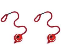 Petface Tennis Ball on A Rope Dog Tug Toy (Pack of 2)