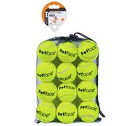 Petface Super Tennis Balls For Dogs, Throw and Fetch, Outdoor Exercise (Pack of 12)