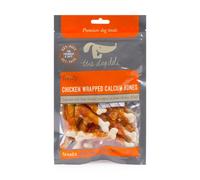Petface The Dog Deli Premium Dog Treats - Chicken Wrapped Calcium Bones, 100g (Pack of 1)