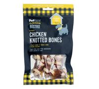 Petface The Doggie Bistro Chicken Knotted Bone Dog Treats, Pack of 8