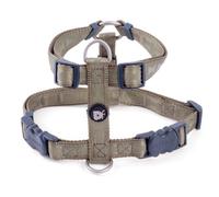 Petface Tonal Bones Dog Harness, Country Green, Small, S