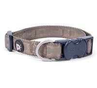 Petface Tonal Bones Pattern Dog Collar, Small, Country Green