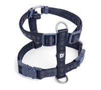 Petface Tonal Dots Dogs Harness, Black, Large, L