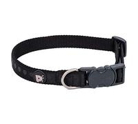 Petface Tonal Dots Print Dog Collar, Large, Black