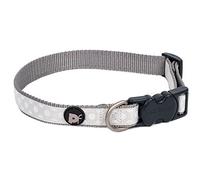 Petface Light Grey Tonal Dots Dog Collar - Large