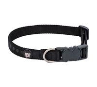 Petface Tonal Dots Print Dog Collar, Medium, Black