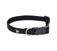 Petface Black Tonal Dots Dog Collar - Small