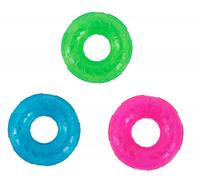 Petface (Toyz by Petface) Play Ring Dog Toy, Blue/Green/Pink (One Colour Supplied at Random)