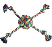 Petface Toyz Quad Woven Rope Ball Dog Toy