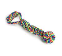 Petface Toyz Rope Ball Tugger Dog Toy | Encourages Interactive Play, Promotes Dental Health, Supervised Use Recommended