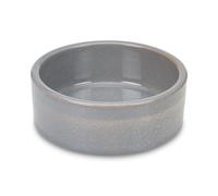 Petface Two-Tone Reactive Glaze Pet Bowl, Grey, 15 cm (Pack of 1) | Stylish Ceramic Bowl, Microwave & Dishwasher Safe, Heavy Design, Unique Glaze Finish, Suitable for Dogs & Cats