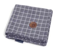 Petface Grey Window Pane Check Comforter Dog Blanket - 70 x 100 x 1cm