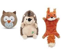Petface Woodland Creature Dog Toy Bundle