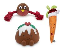 Petface Xmas Dog Toy Bundle