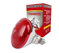 PetFizz Infrared Heat Lamp Bulb 250W, Chicks Infra Red Heat Lamp, E27 Infrared Light for Reptile, Brooder Bulb, Poultry, Puppy, Chicks