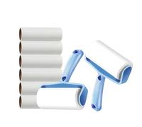 PetFizz Lint Roller & Refill Sets, 2 Lint Rollers + 6 Replacements 480 Sheets, Sticky Lint Roller for Clothes, Pet Hair Remover for Cat, Dog, Dust and Hair on Carpets, Sofas, Cars