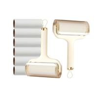 PetFizz Lint Roller & Refill Sets, 2 Lint Rollers + 6 Replacements 480 Sheets, Sticky Lint Roller for Clothes, Pet Hair Remover for Cat, Dog, Dust and Hair on Carpets, Sofas, Cars