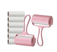PetFizz Lint Roller & Refill Sets, 2 Lint Rollers + 6 Replacements 480 Sheets, Sticky Lint Roller for Clothes, Pet Hair Remover for Cat, Dog, Dust and Hair on Carpets, Sofas, Cars