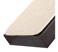 PetFusion Cat Activity Wall Shelves Sisal Cat Scratching Perch Climbing Wall Mount Floating Wooden Wall Shelf - Single - Medium