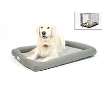 PetFusion Lavender-Infused Cooling Dog Bed Orthopaedic Memory Foam Anti-Anxiety Crate Mat All Temperature Control Calming and Soothing Puppy Bed - XL (102 x 69 cm)