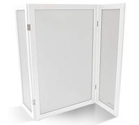 PetFusion Modest Cat Litter Box Privacy Screen 2 Way Hinges - White