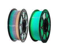 PETG 3D Printer Filament 1.75mm 1KG, Colorful High-Toughness 3D Printing Material for FDM Printers(C)