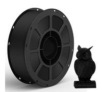 PETG 3D Printer Filament 1.75mm 1KG, High-Speed Printing, High Toughness & Impact Resistance, Low Odor, Biodegradable Eco-Friendly Material, Neatly Wound Spool (Black)