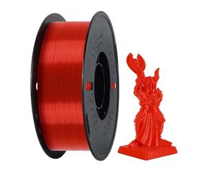 PETG 3D Printer Filament 1.75mm, Low Stringing High Toughness(Fluoro red 1KG)