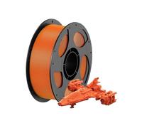 PETG 3D Printer Filament 1kg/Roll Multicolor 1.75mm Plastic 3D Printer Filament for Kobra 3 Combo S1C FDM 3D Printer(1KG Orange)