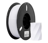 PETG Filament 1.75mm 1KG Spool - High Strength, Weather Resistant, ±0.02mm Accuracy, Low Warp & Tangle-Free, for Most FDM 3D Printers (White)