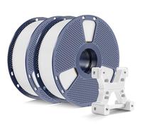 PETG Filament 1.75mm - 2kg(4.4lbs) SUNLU PETG 3D Printer Filament, Reusable Spool Compatible with Bambulab Refill Filament, 1.75mm Dimensional Accuracy +/- 0.02mm, White+White Bundle
