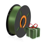 PETG Filament 1.75mm, 3D Printer Filament 1kg (2.2lbs) Spool, High Toughness & Weather Resistant, Dimensional Accuracy +/- 0.02mm, Tangle-Free, AMS & High-Speed Printer Compatible - Forest Green