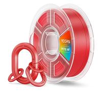 PETG Filament 1.75mm High Speed, Low Stringing, High Toughness, Odorless, Better Flow, 1KG (2.2lbs) Rapid 3D Printer Filament, PETG HF Red