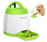 PETGEEK Automatic Cat Feeders, IQ Training Dog Treat Dispenser - Dog Treat Toy Interactive Memory Training Toy, Interactive Dog Toys for Small to Large Dogs, Green 1