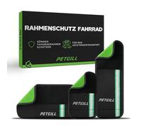 PETGILL Bicycle Frame Protector Set of 3 | Universal Carbon Frame Protection for Thule Bicycle Carrier, E-Bike, Trailer, Accessories (Black, Neoprene, Water Resistant)