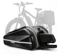 PETGILL Ebike Battery Bag - Hard Shell E Bike Rack Bag, 30L Electric Bicycle Rear Rack Bag, Multifunction Large Pannier for Bicycle, Electric Bike Rear Seat Bag Bike Trunk Bag
