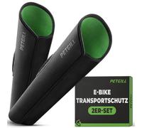PETGILL Set of 2 E-Bike Battery Protective Covers 30-43 cm Circumference Transport Protection Protection Against Cold Dirt Increases Running Time and Service Life Universal Fit Bosch Integrated E-Bike