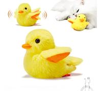 Petgravity Flapping Wings Duck Cat Toys Animal Sound Interactive Squeaking Catnip Toys for Cats with Real Chirping Duck Sound Fun Kitty Kitten Catnip Toys for Cat Exercise Plush Duck