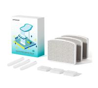 PETGUGU 3pcs Replacement Filter Pack for PF1/PF1L Pet Fountain, Conduit & Filter Wool