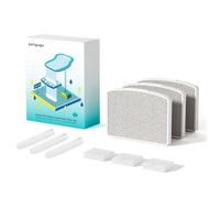 PETGUGU 3pcs Replacement Filter Pack for PF1/PF1L Pet Fountain, Conduit & Filter Wool