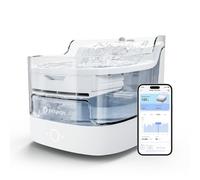 PETGUGU Cat Water Fountain for Drinking, 2L Cat Fountain, Smart App Control Water Fountain, Automatic Water Dispenser for Pet Cats Dogs（2.4G WiFi PF1)