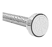 PetHot Shower Curtain Pole, 55-85 cm Stainless Steel Net Curtain Rod, Adjustable Shower Curtains Rail Spring Tension Rod Extendable Telescopic Curtain Rod Tension Pole Net Voile