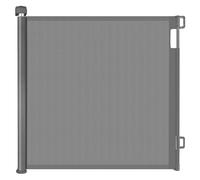 PetHot Stair Gate, Retractable Stair Gate for Babies and Pets, Baby Gate or Dog Gate, Extends up to 55" Wide, 33" Tall One Handed Operation, Baby Gate for Stairs/Doorways/Hallways/Outdoor(Grey)