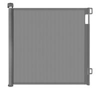 PetHot Stair Gate, Retractable Stair Gates for Baby and Dogs, Extends up to 118"/300cm Wide, 33" Tall One Handed Operation, Baby Gate for Stairs/Doorways/Hallways/Outdoor, Grey