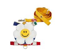 PETHROOM × Wiggle Wiggle Smile with Love Harness Set - Cute Dog Harness with Matching Leash & Backpack, Comfortable Walk & Travel Gear for Small to Medium Dogs, Small