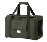 PETiCO NOA 3003 Airline Approved Pet Carrier - Pet Duffle Bag for Small Dogs & Cats Under 15 lbs, Sturdy & Machine Washable with Magnetic Snaps, Medium Size, Khaki