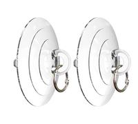 PETICON 2 Suction Cups with Detachable Metal Rings