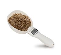 PetiJoy Handheld Digital Kitchen Scale, also Function as Pet Food Scoop, Tare Function, LCD Display, Auto Off, 820g/1g maximum