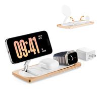 PETINO 3 in 1 Wireless Charging Station for Multiple Apple Devices - Fast and Secure iPhone Charger Stand - Gifts for Apple Products, iPhone 15/14/13/12 Series, Apple